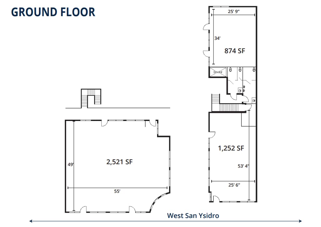 165 W San Ysidro Blvd, San Ysidro, CA for lease Floor Plan- Image 1 of 1