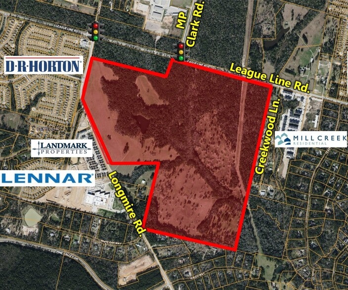 7800 Longmire Rd, Conroe, TX à vendre - Plan cadastral - Image 2 de 8