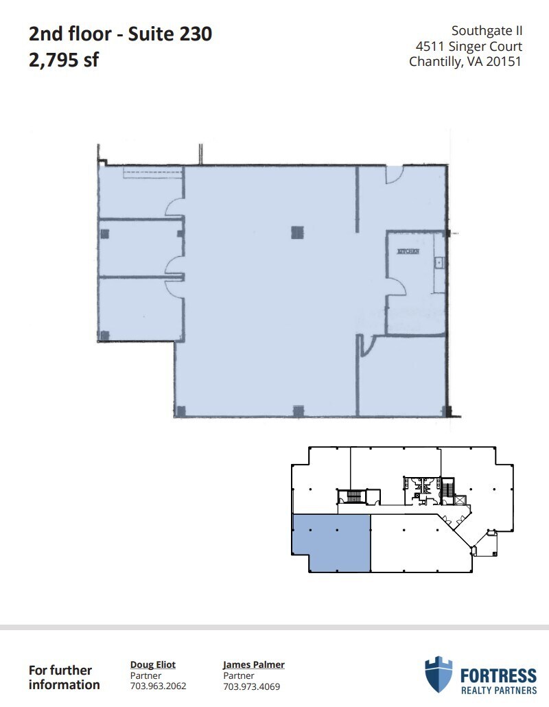 4511 Singer Ct, Chantilly, VA for lease Floor Plan- Image 1 of 1