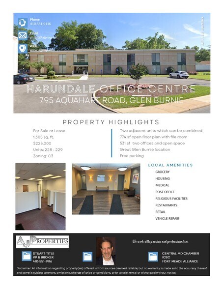 795 Aquahart Rd, Glen Burnie, MD à vendre - Photo du bâtiment - Image 2 de 13