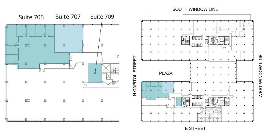 400-444 N Capitol St NW, Washington, DC à louer Plan d’étage- Image 1 de 1