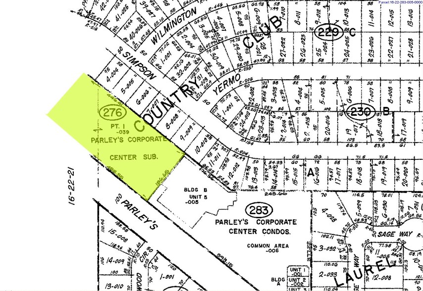 2455 E Parleys Way, Salt Lake City, UT for lease - Plat Map - Image 2 of 13