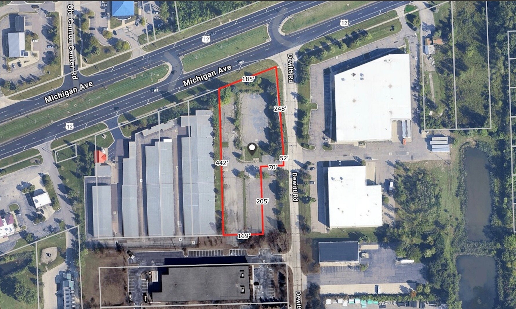 45109 Michigan Ave, Canton, MI for sale Aerial- Image 1 of 5