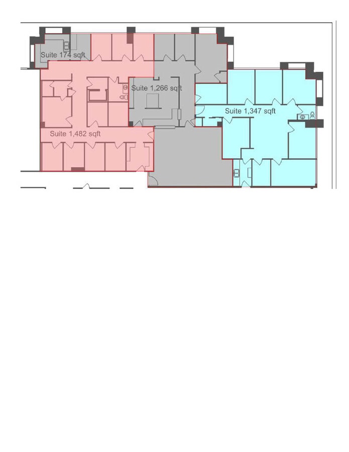 8355 Walnut Hill Ln, Dallas, TX 75231 - Unité 200 - - Plan d’étage - Image 1 of 3