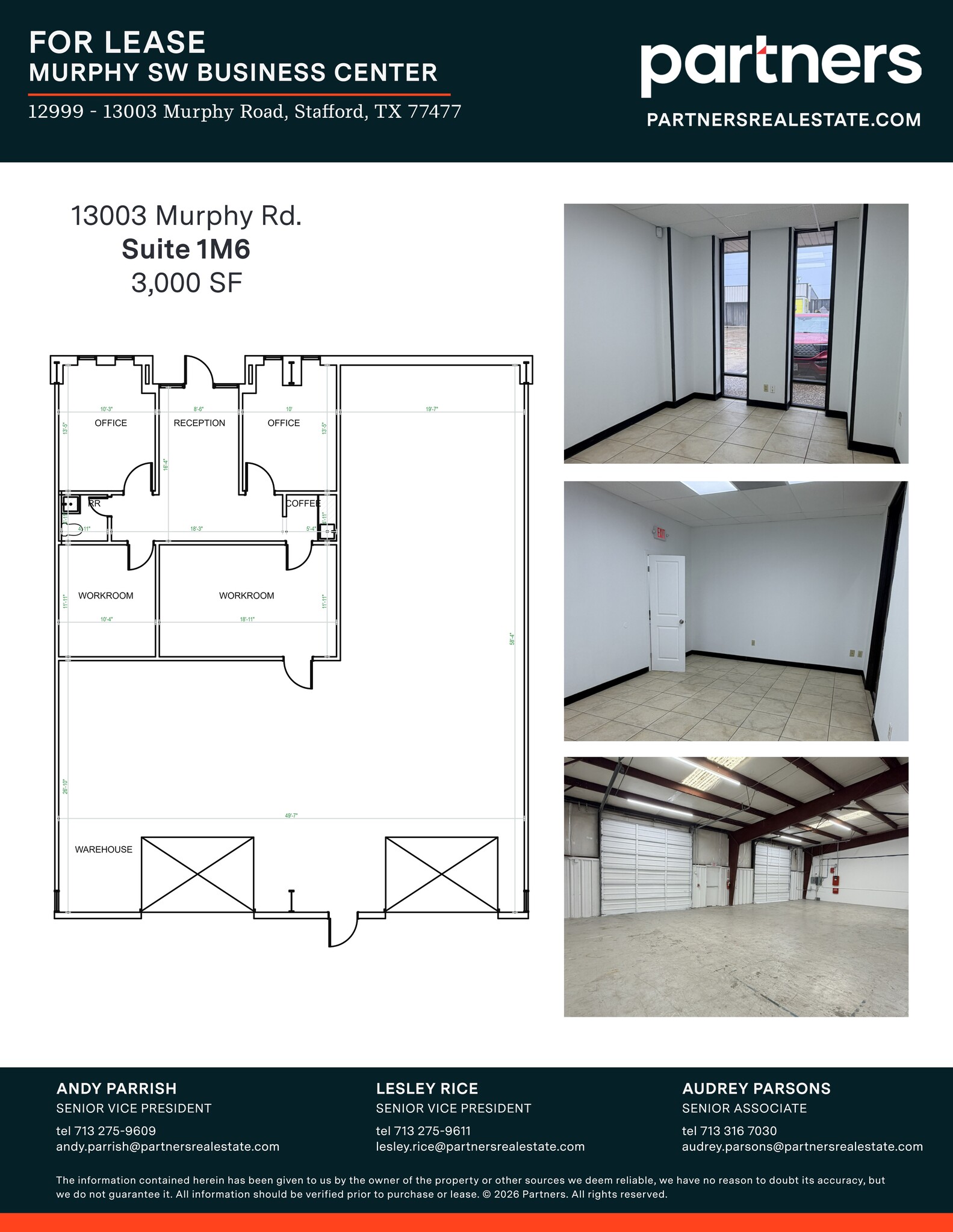 12999-13003 Murphy Rd, Stafford, TX à louer Plan de site- Image 1 de 6