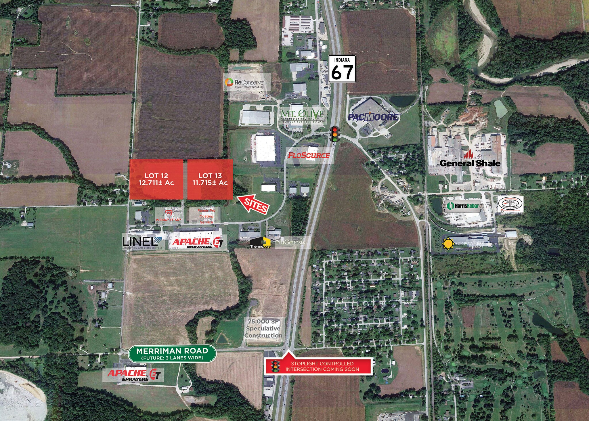 Flagstaff Business Park portefeuille de 3 propriétés à vendre sur LoopNet.ca Aérien- Image 1 de 3