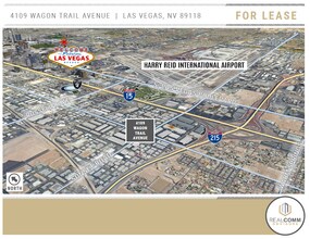 4109 Wagon Trail Ave, Las Vegas, NV - AERIAL  map view