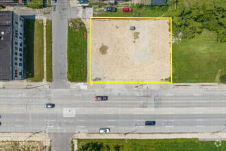 11501 Woodward Ave, Detroit, MI - AERIAL  map view