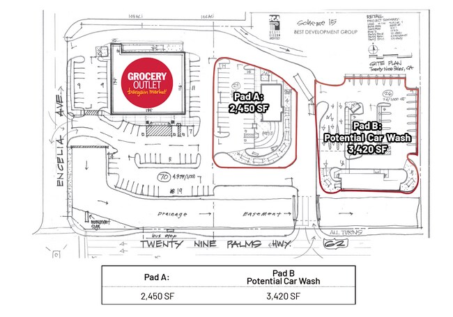 Plus de détails pour 71722 29 Palms Hwy, Twentynine Palms, CA - Terrain à louer