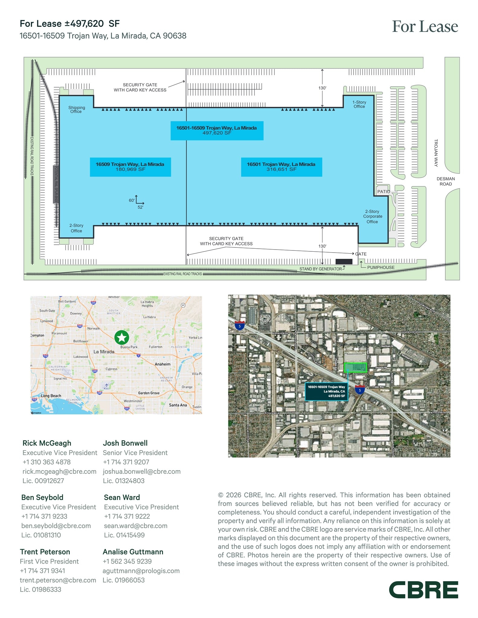 16501-16509 Trojan Way, La Mirada, CA for lease Site Plan- Image 1 of 1