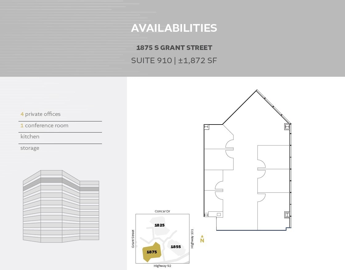 1825 S Grant St, San Mateo, CA for lease Floor Plan- Image 1 of 1