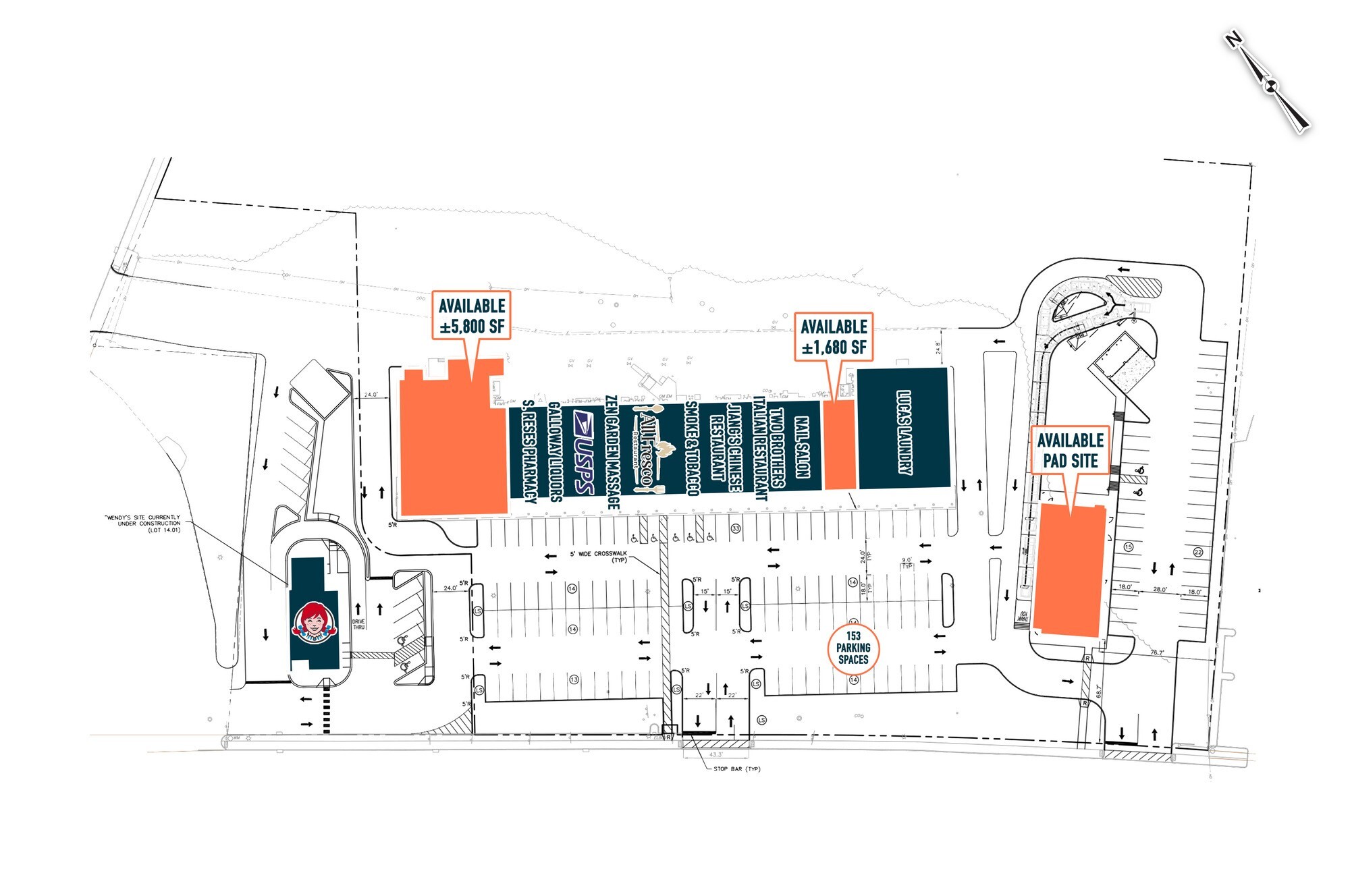 269 W White Horse Pike, Egg Harbor City, NJ à louer Plan de site- Image 1 de 1