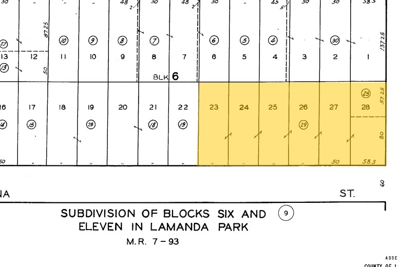 73-75 N Vinedo Ave, Pasadena, CA for lease - Plat Map - Image 2 of 6