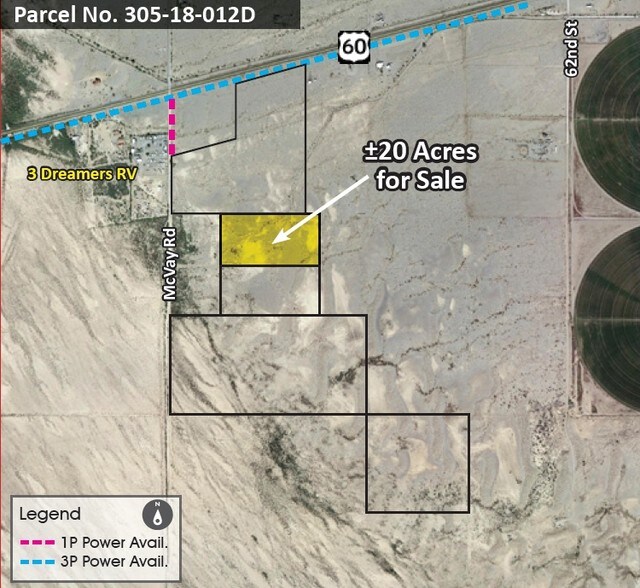 US-60 & McVay Rd, Bouse, AZ à vendre - Photo du bâtiment - Image 1 de 2