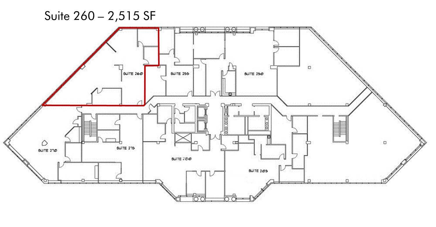 6001 Chatham Center Dr, Savannah, GA à louer Plan d  tage- Image 1 de 3