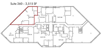 6001 Chatham Center Dr, Savannah, GA à louer Plan d  tage- Image 1 de 3