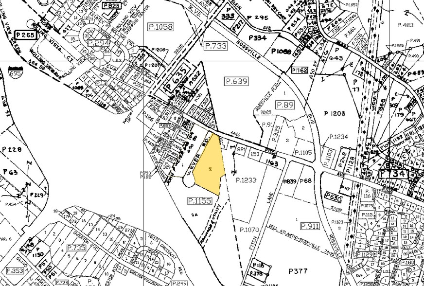 4301 Fitch Ave, Baltimore, MD à vendre - Plan cadastral - Image 3 de 5