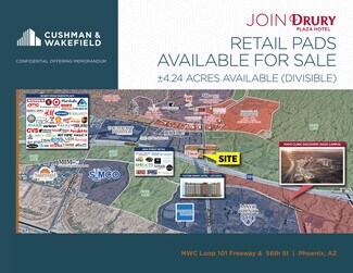 Plus de détails pour NWC 56th Street & 101 Freeway loop, Phoenix, AZ - Terrain à vendre