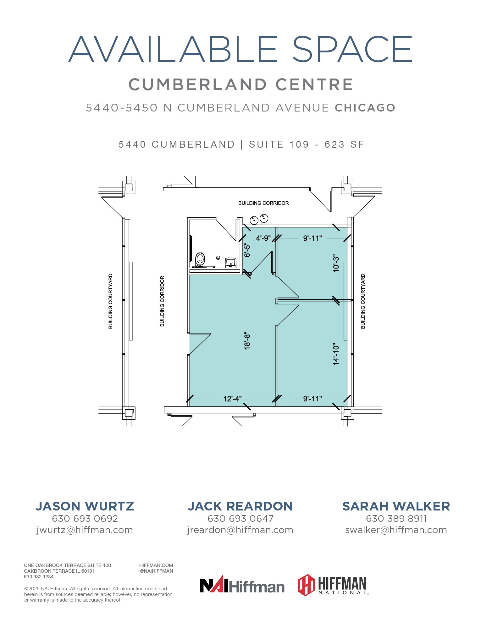 5440 N Cumberland Ave, Chicago, IL for lease Floor Plan- Image 1 of 1