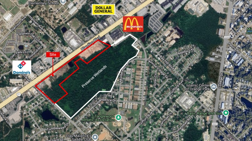 1201 Blanding Blvd, Orange Park, FL à vendre - Aérien - Image 2 de 3