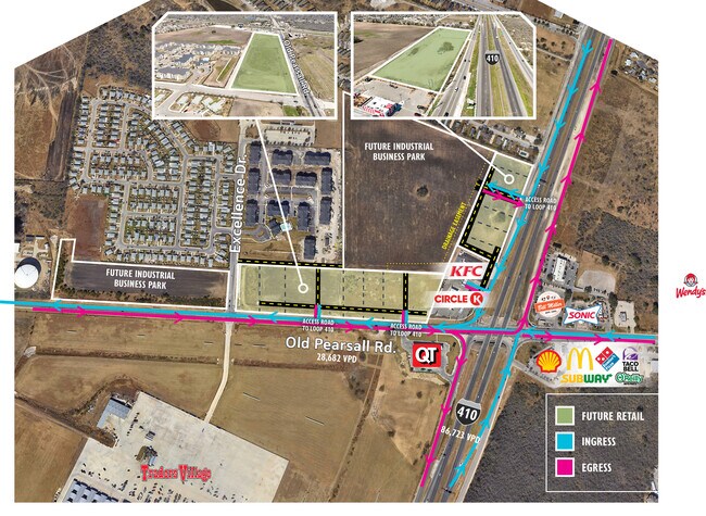 Plus de détails pour Old Pearsall Rd, San Antonio, TX - Terrain à louer