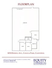 8030-8040 Deering Ave, Canoga Park, CA à louer Plan d’étage- Image 2 de 2
