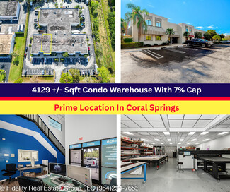 Plus de détails pour 3650 Coral Ridge Dr, Coral Springs, FL - Flex à vendre