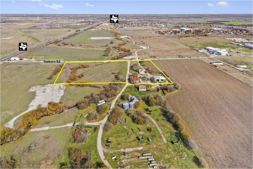 112 Seaborn Rd (64259), Ponder, TX for sale - Aerial - Image 2 of 4