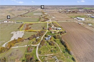 112 Seaborn Road, Ponder, TX - AERIAL  map view