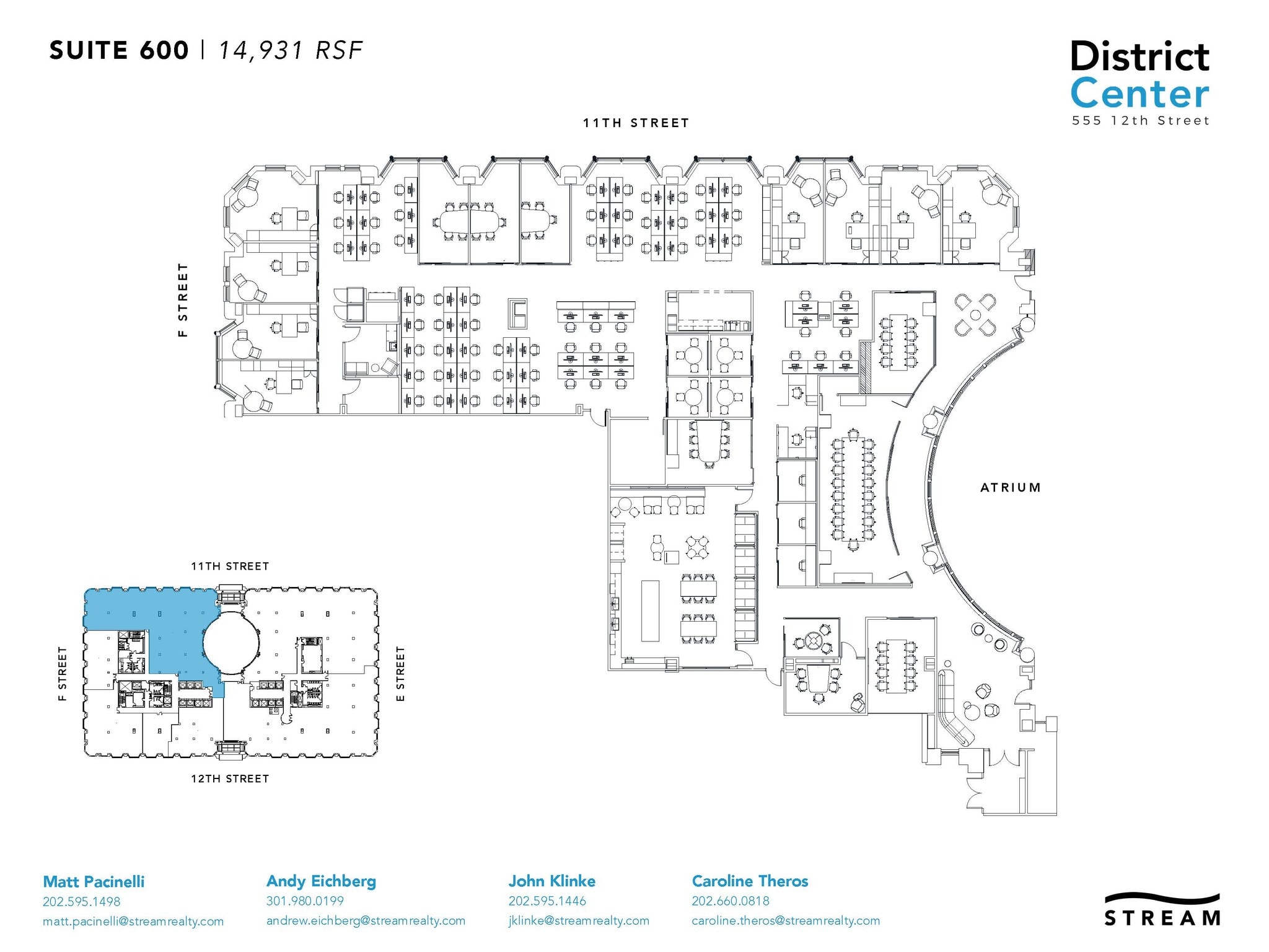 555 12th St NW, Washington, DC for lease Floor Plan- Image 1 of 1