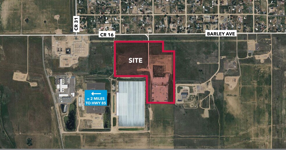 15450 County Road 16, Fort Lupton, CO for lease - Aerial - Image 1 of 1