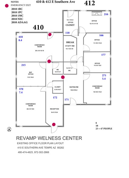 410 E Southern Ave, Tempe, AZ à louer - Plan de site - Image 1 de 17