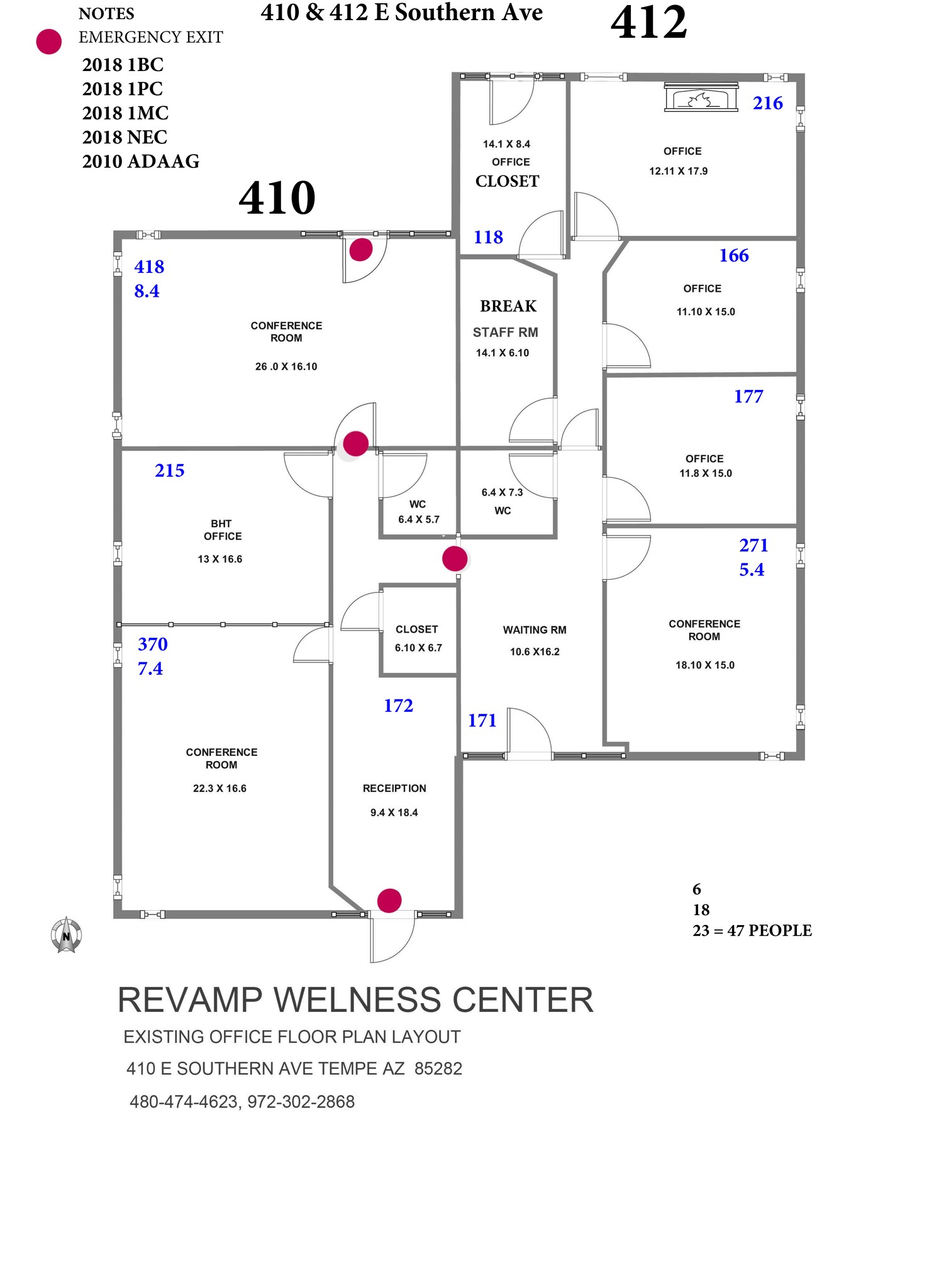 410 E Southern Ave, Tempe, AZ à louer Plan de site- Image 1 de 18