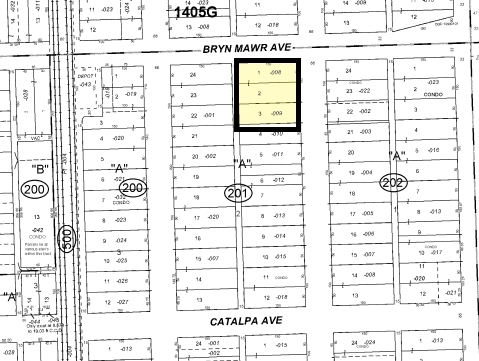 1039 W Bryn Mawr Ave, Chicago, IL for lease - Plat Map - Image 2 of 2