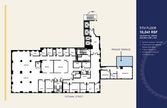 3299 K St NW, Washington, DC for lease Floor Plan- Image 1 of 9