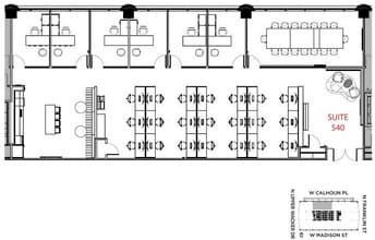 1 N Wacker, Chicago, IL à louer Plan d’étage- Image 1 de 9