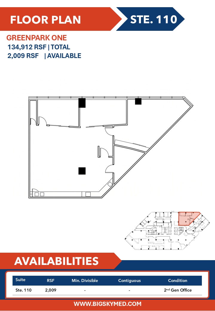 7515 S Main St, Houston, TX for lease Interior Photo- Image 1 of 4