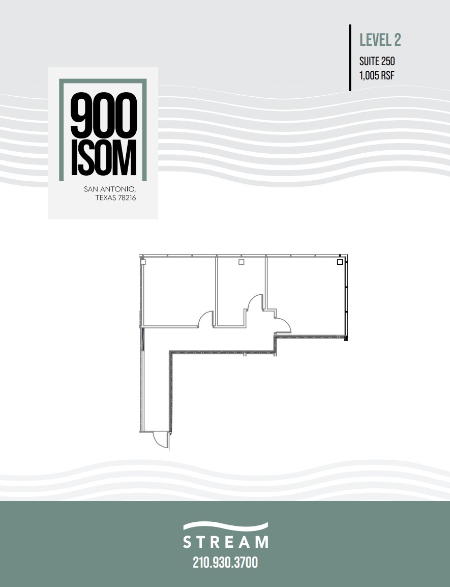 900 Isom Rd, San Antonio, TX à louer Plan d’étage- Image 1 de 1