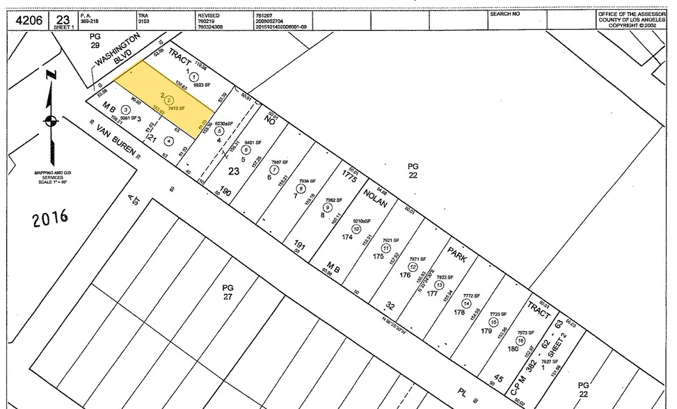 9336 Washington Blvd, Culver City, CA à louer - Plan cadastral - Image 3 de 3