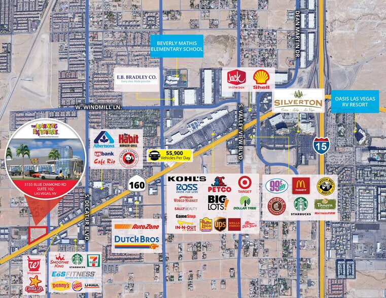 5250 Blue Diamond Rd, Las Vegas, NV à vendre - Photo du bâtiment - Image 2 de 3