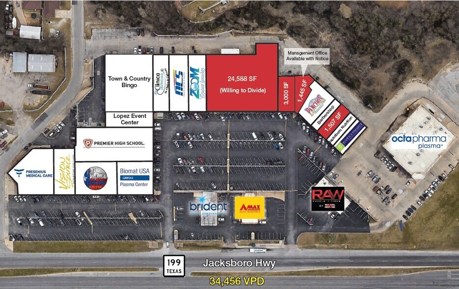 2400-2534 Jacksboro Hwy, Fort Worth, TX for lease - Building Photo - Image 2 of 9