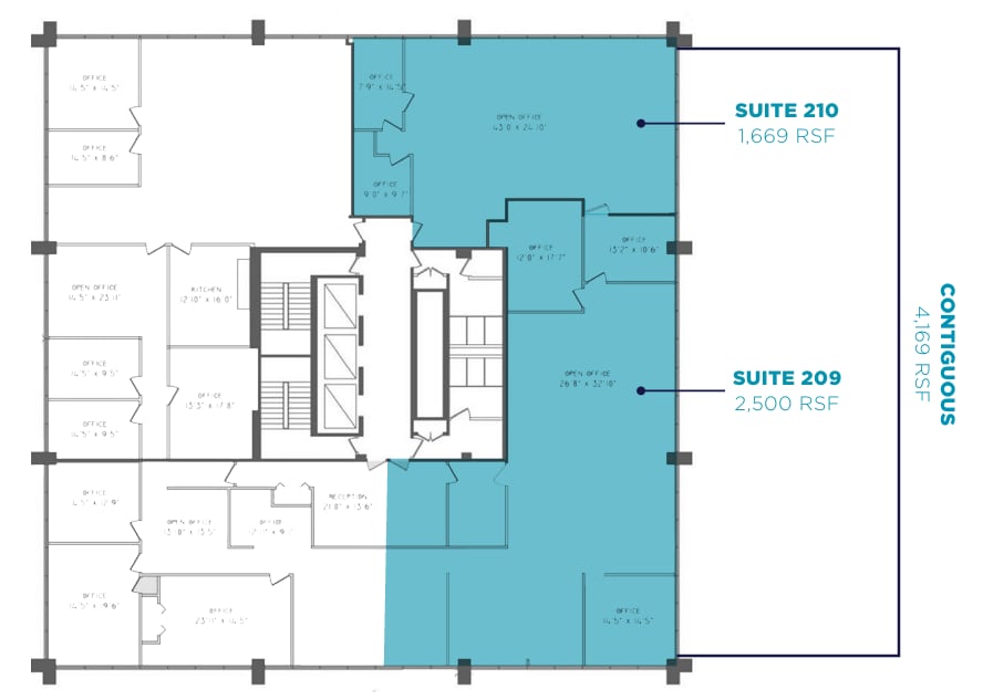 5755 Granger Rd, Independence, OH à louer Plan d’étage- Image 1 de 1