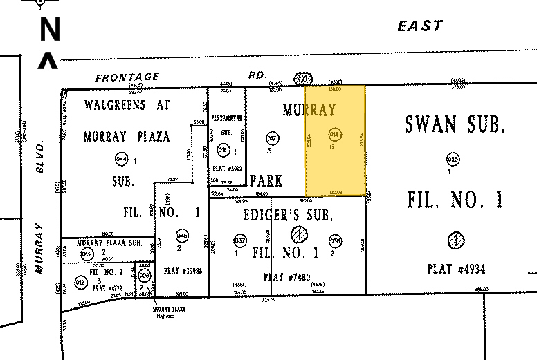 4385 E Platte Ave, Colorado Springs, CO for lease - Plat Map - Image 2 of 3