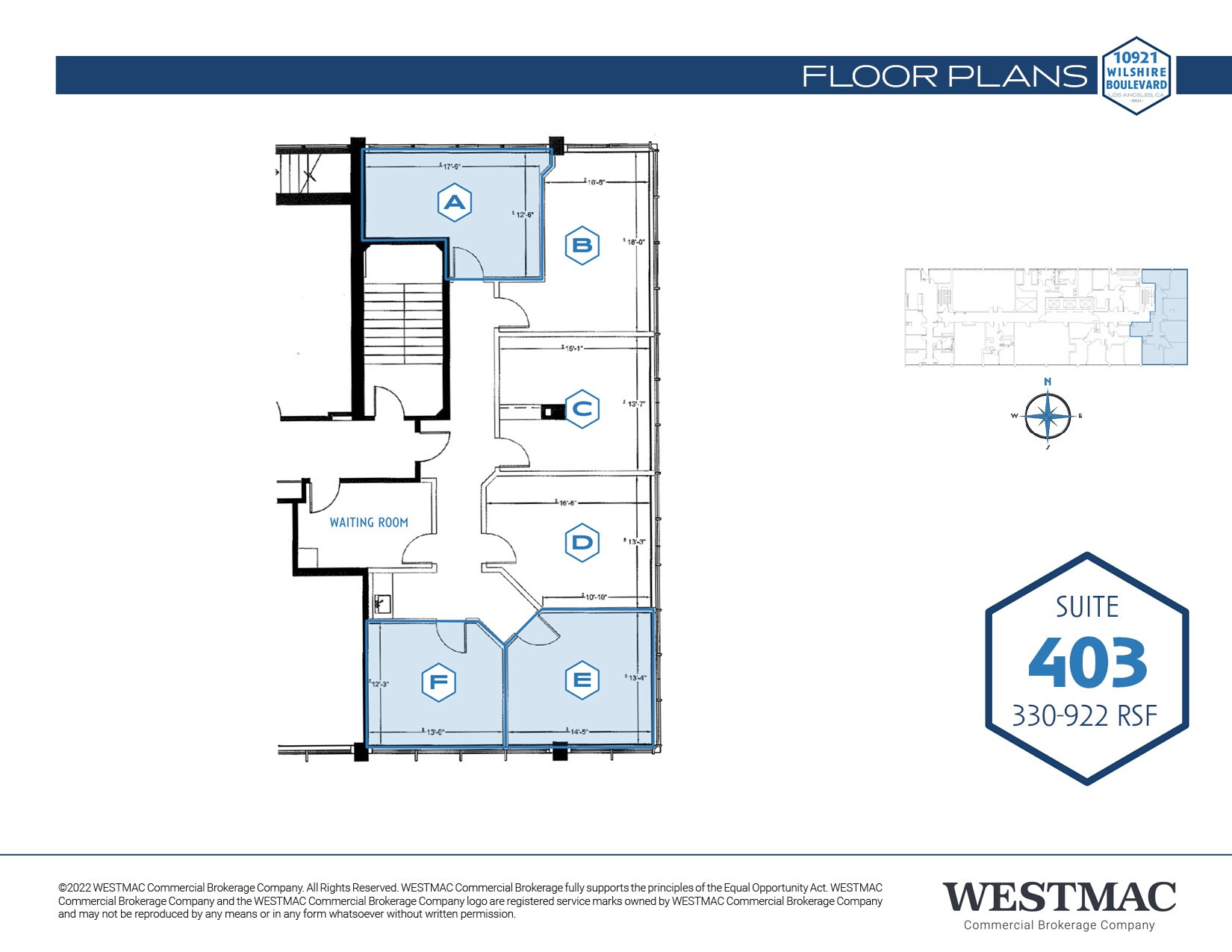 10921 Wilshire Blvd, Los Angeles, CA à louer Plan d  tage- Image 1 de 1