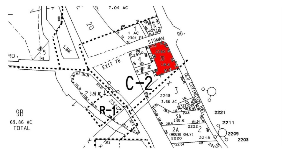 2260 Sigman Rd, Conyers, GA à vendre - Plan cadastral - Image 2 de 2