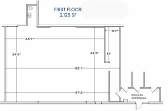515 Grove St, Haddon Heights, NJ à louer Plan d’étage- Image 1 de 1