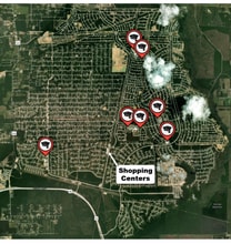 1075 CR 5270, Cleveland, TX - Aérien  Vue de la carte