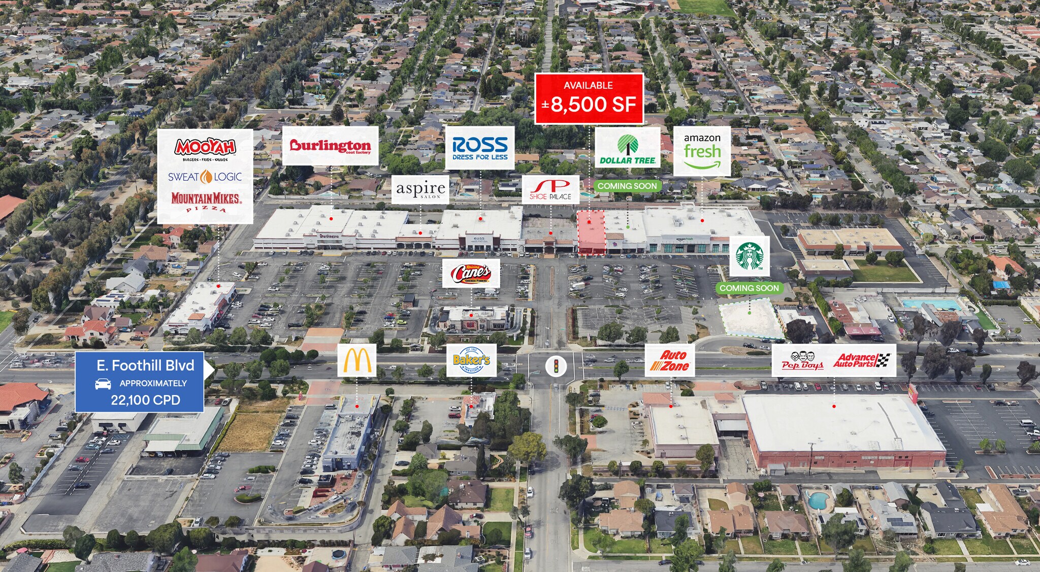 121-275 E Foothill Blvd, Upland, CA for lease Building Photo- Image 1 of 2