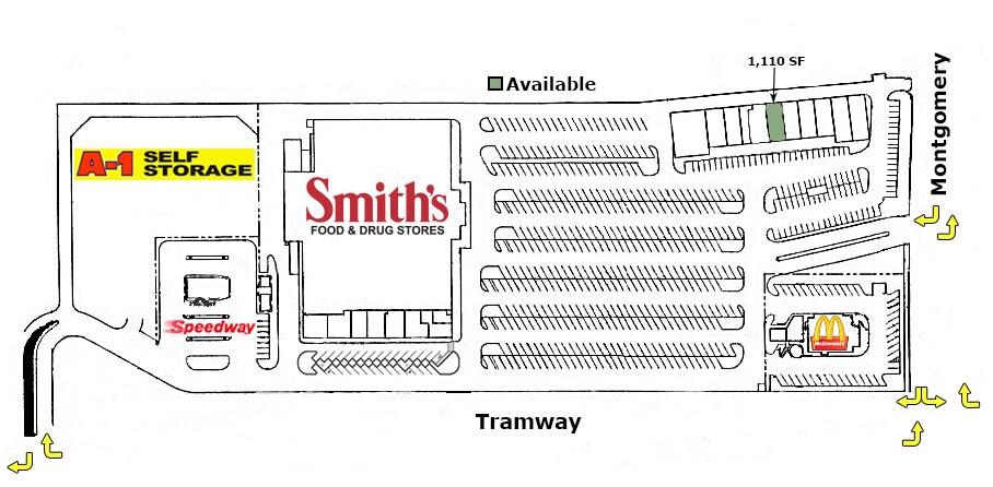 4700 Tramway Blvd NE, Albuquerque, NM à louer - Plan de site - Image 2 de 3