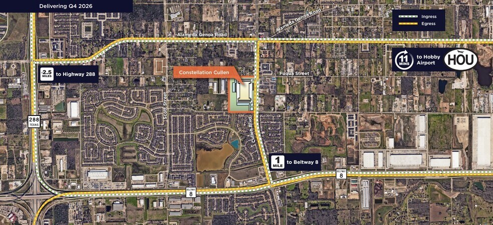 13814 Cullen Blvd, Houston, TX à vendre - Aérien - Image 2 de 3